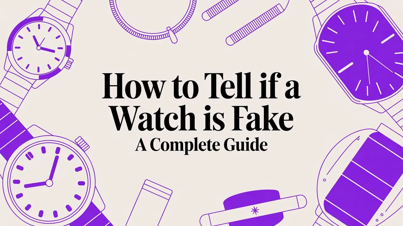 How to Tell If a Watch Is Fake A Complete Guide