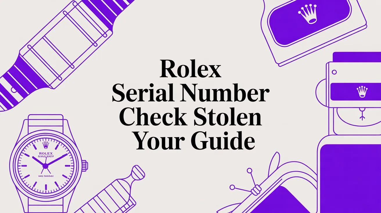 Rolex Seriennummer Prüfen: Gestohlen oder Sicher?