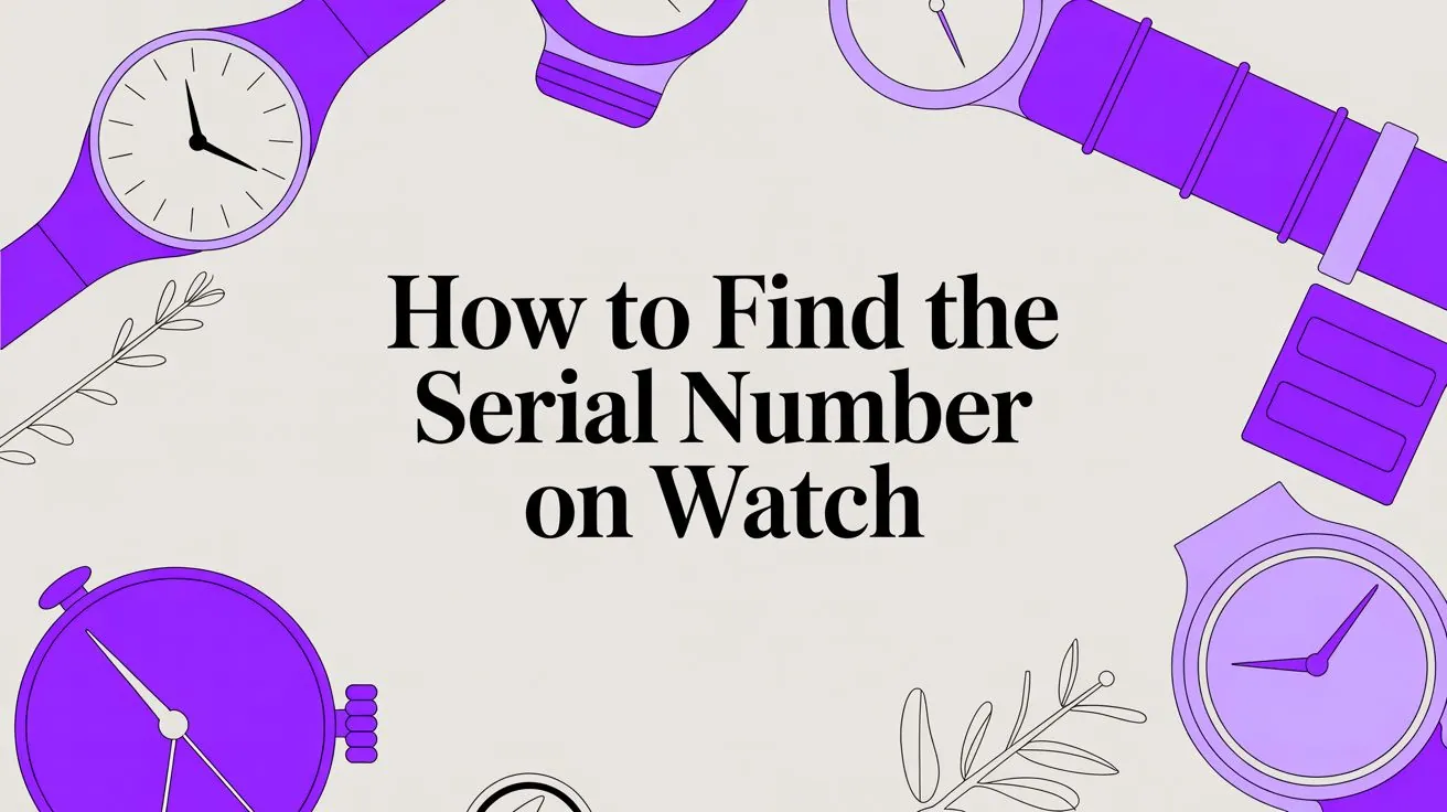Serial Number on a Watch: Missing, Polished Off or Not Matching?